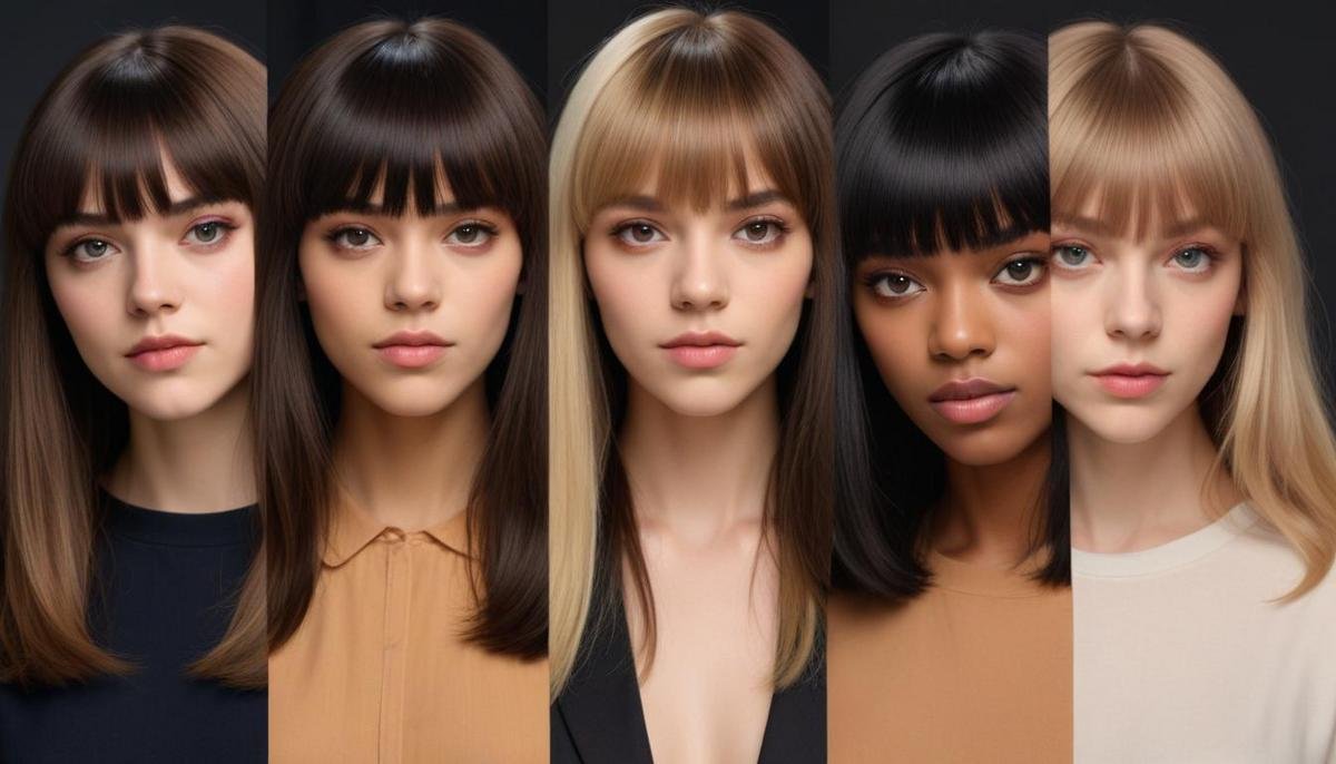 Como escolher franjas dramáticas pelo formato do rosto Como escolher franjas dramáticas pelo formato do rosto